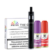 Innokin Endura T18E Vape Starter Kit Bundle – with innokin prism t18e coils and 2 nic salts of your choice